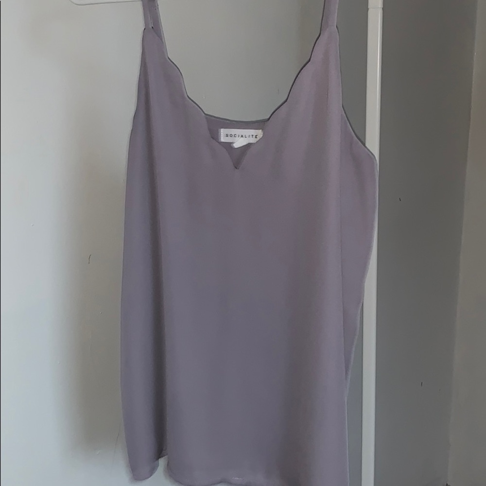 Lavender top flowy